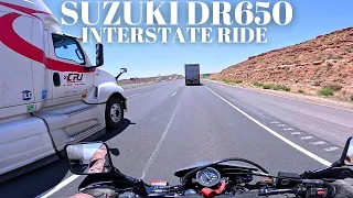 Is The Suzuki DR650 Good At Interstate Highway Riding?