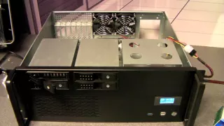 X-Case XR439-4c 4u Rackmount Case with 4 Hotswap bays and LCD