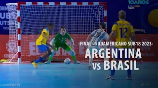 FUTSAL | Argentina - Brasil (Final - Sudamericano Sub 18 2023)