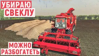 Farming Simulator 19 - Уборка СВЕКЛЫ - Хороший ДОХОД  - Фермер в совхозе РАССВЕТ # 51