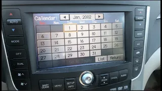 My Acura TL 2008 & Honda Atomic Clock Not Working Y2k22