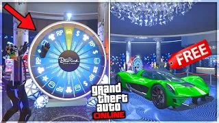 *1ST TRY* How To Win The Lucky Wheel Podium Car EVERY SINGLE TIME In GTA 5 Online! [Win Every Time]