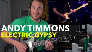Guitar Teacher REACTS: ANDY TIMMONS - Electric Gypsy LIVE 4K