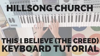 Keyboard Tutorial - This I Believe (The Creed) Hllsong