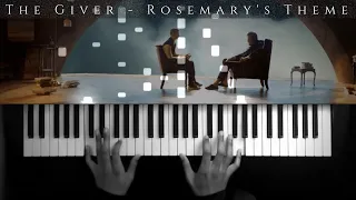 The Giver - Rosemary's Theme | PianoCover/SynthesiaTutorial