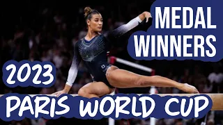 Gymnastics 2023 Paris World Cup Medal Winners