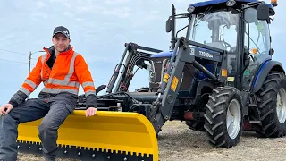 Lovol with front blade on the front end loader #54