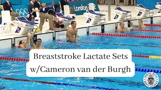 Breaststroke Lactate Sets w/Olympic Champion Cameron van der Burgh