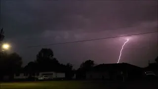 4-15-2023 - Severe Thunderstorm With 60mph Wind And Wicked Lightning At The End!