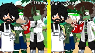 Etho In Highschool || NHO || Hermitcraft || YHS/TS || Lazy/Sh!t post