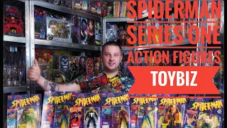 Spiderman Toy biz Wave 1 action figures #spiderman #actionfigurereview #toybiz
