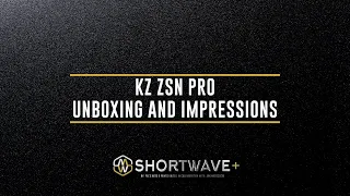 KZ ZSN Pro Unboxing & Impressions