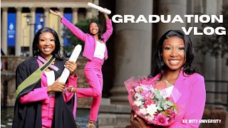 I am a 2x graduate | graduation vlog | Wits university 👩🏾‍🎓♥️