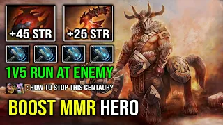 How to Boost Your MMR By Just Running At Enemy with 6200 HP Max Strength Centaur Dota 2