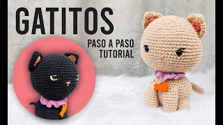 GATITOS // hermosos amigurumis a Crochet - PASO A PASO desde 0 ((tutorial))