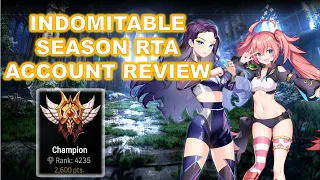 Turn 2 RTA account review | Epic Seven | Indomitable Season