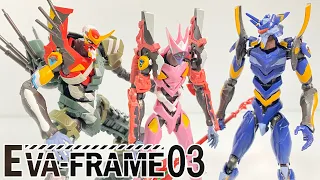 EVA-FRAME03 "unboxing" EVANGELION Figure Japanese candy toys