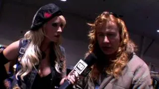 Dave Mustaine of Megadeth at NAMM 2009 Dean Guitars