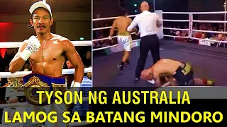 Tyson ng Australia, Lamog sa Batang Mindoro