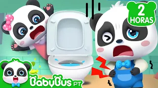 Aprender a ir ao Banheiro Sozinho 🚽🧻 | Bons Hábitos ||2 HORAS DE BABYBUS | Desenhos Animados