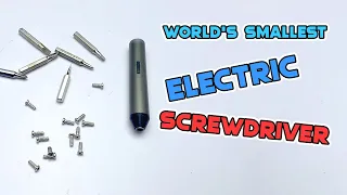 I made the world's smallest electric screwdriver at home