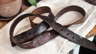 Your Leather Belt won't "Last a Lifetime"