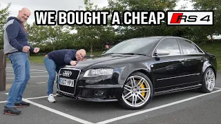 WE BOUGHT THE CHEAPEST AUDI RS4 IN THE UK!