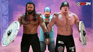 WWE 2K24 Roman Reigns Brock Lesnar & John Cena Are Dangerous