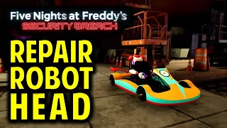 Repair Robot Head: Find Dance Pass, Reboot West Arcade & Reset the Breakers | FNAF Security Breach