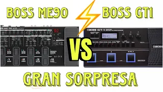 Boss Me90! VS Boss GT1 Frente a Frente! Especificaciones y Prueba de Audio en Español! 2024