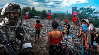 Voy al SLUM MAS PELIGROSO y POBRE de Manila. Asi es "HAPPYLAND", TONDO Y SMOKEY MOUNTAIN 🇵🇭