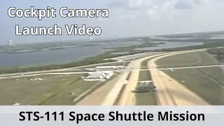 Space Shuttle Launch Sights and Sounds from Cockpit Camera  | STS-111