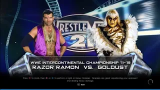 Classic Dark Match Goldust Vs. Razor Ramon: WWE Intercontinental Championship