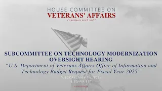 Subcommittee on Technology Modernization Oversight Hearing