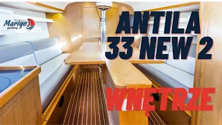 Antila 33 New 2 wnętrze jachtu Marigo Czarter Sztynort
