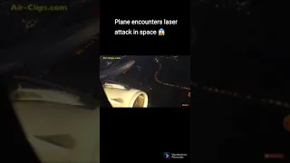 Plane attack by LASER beam😱.#shorts