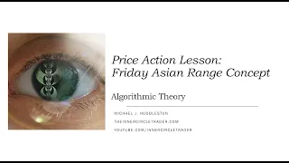 ICT Price Action Lesson:  Friday Asian Range Concept