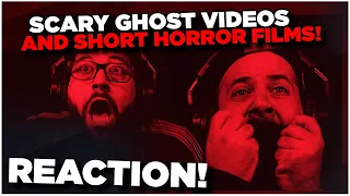 SCARY GHOST VIDEOS (NUKES TOP 5) + 3 HORROR SHORT FILMS | SCARY 💩 REACTION!!