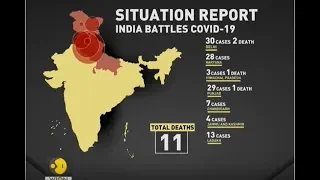 Coronavirus cases in India rise to 536 | Death toll stand at 11 |  COVID-19