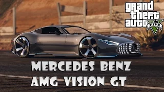 GTA 5 mod Mercedes Benz AMG Vision GT - ГТА 5 моды - установка и обзор мода