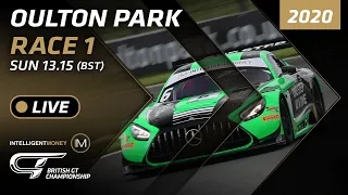 LIVE! - RACE 1 - BRITISH GT - OULTON PARK 2020