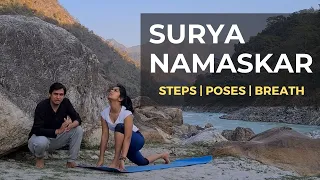 Surya Namaskar Step by Step Guide| Sun Salutation | Breathing | Posture