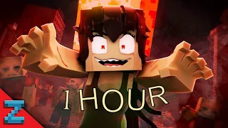 Zombie Girl {1 HOUR} (Minecraft Music Video Animation) "Macabre Rotting Girl"