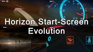 Forza Horizon Startup Screen Evolution  FH1 vs FH2 vs FH3 vs FH4