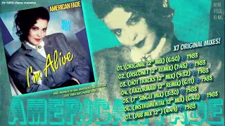 AMERICAN FADE ✨ "I'M ALIVE" 1983 (X7 MIXES) Hi-NRG italo disco eurobeat synth pop 12'' dance '80s