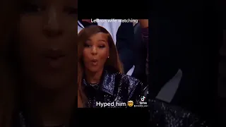 LeBron wife got him hyped #shorts #viral #trending #ba #viralvideo #viralshorts #tiktok #reels #us