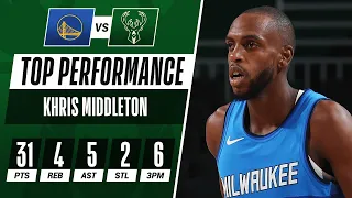 Khris Middleton Stuffs The Stat Sheet On #NBAXmas‼ 🔥