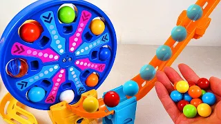 Roller Coaster Marble Run Race ASMR # 2 ☆ Ferris Wheel ☆ Creative Healing Sound Machine DIY Build