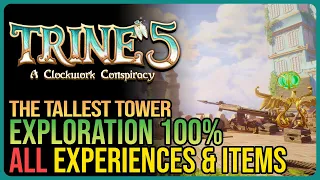 Trine 5 - Level 8 The Tallest Tower 100% Walkthrough - All Experience & Collectibles