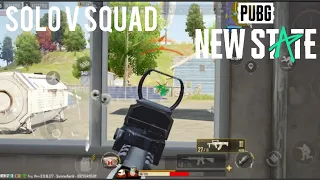 PUBG NEW STATE Solo vs Squad FPP Gameplay, kills😱?????.